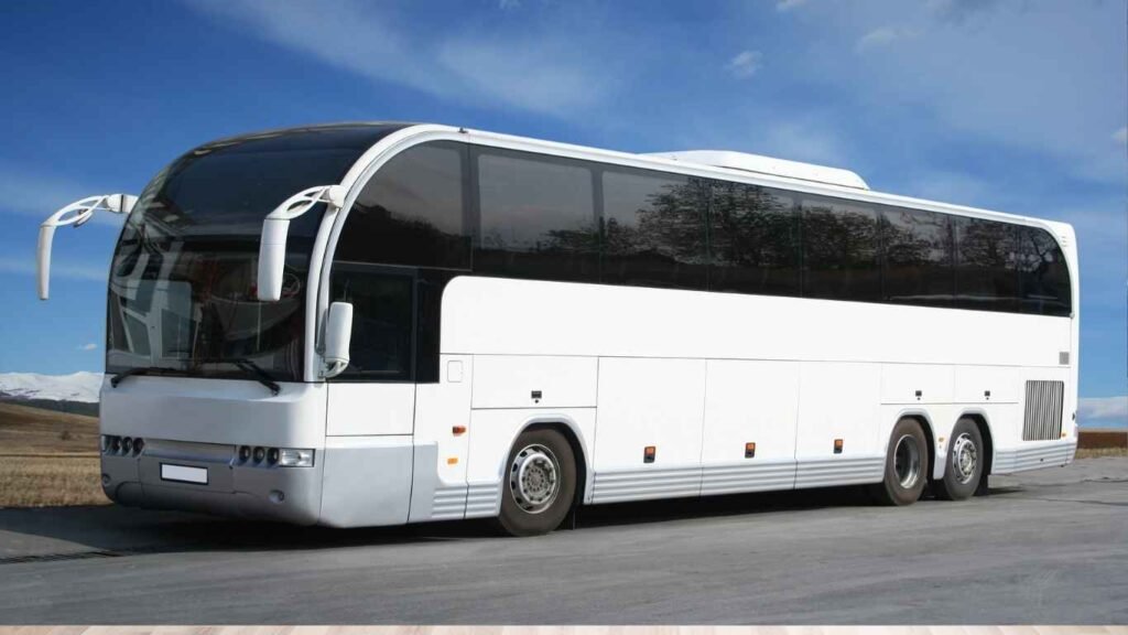 Pilgrims getting ready to book umrah bus online for travel to Makkah